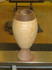 The completed item waiting for a finish